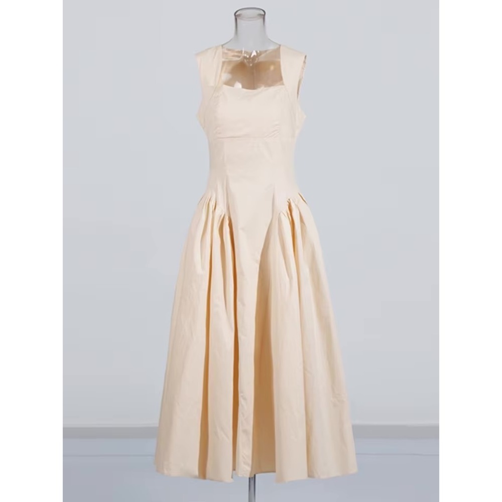 Beulah Style Basque Waist Dress Party Tea Old Money Tailored Clean Designer Lux